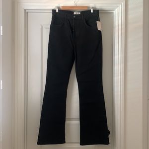 Free People Black Flare Jeans